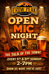Open Mic Night @ Crow Peak