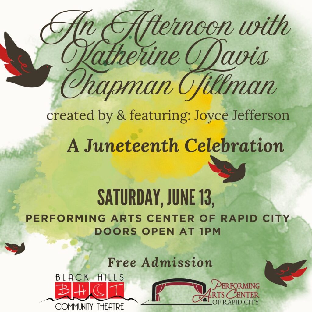Juneteenth Celebration: An Afternoon with Katherine Davis Chapman Tillman