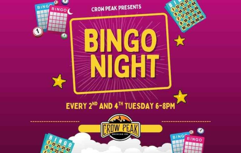 Crow Peak Bingo Night