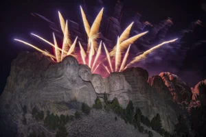 U.S. Air Force Academy Band at Mount Rushmore