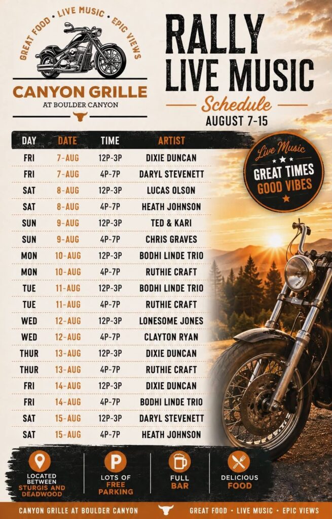 Canyon Grille 2026