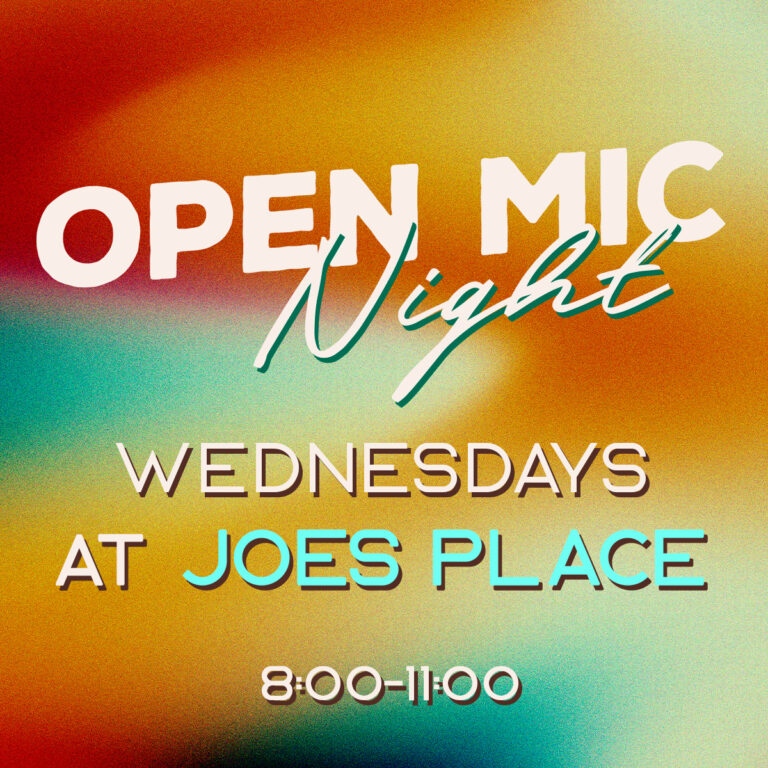 Open Mic Night – Joe’s Place